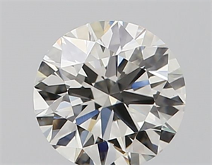 Picture of Natural Diamond 0.41 Carats, Round with Excellent Cut, J Color, VVS1 Clarity and Certified by GIA