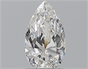 Natural Diamond 0.70 Carats, Pear with  Cut, E Color, VVS1 Clarity and Certified by GIA