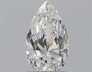 Picture of Natural Diamond 0.70 Carats, Pear with  Cut, E Color, VVS1 Clarity and Certified by GIA