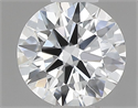 Natural Diamond 0.40 Carats, Round with Very Good Cut, D Color, VVS2 Clarity and Certified by GIA