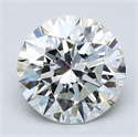 Natural Diamond 2.01 Carats, Round with Excellent Cut, J Color, VVS2 Clarity and Certified by GIA