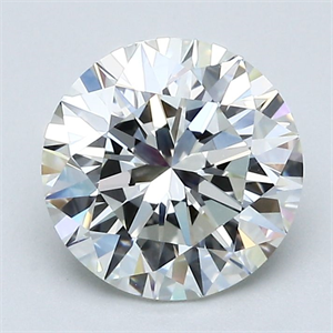 Picture of Natural Diamond 2.01 Carats, Round with Excellent Cut, J Color, VVS2 Clarity and Certified by GIA