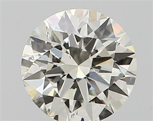 Picture of Natural Diamond 0.50 Carats, Round with Excellent Cut, J Color, SI2 Clarity and Certified by GIA