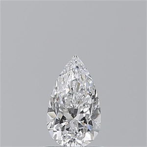 Picture of Natural Diamond 0.70 Carats, Pear with  Cut, D Color, VS2 Clarity and Certified by GIA