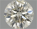 Natural Diamond 0.40 Carats, Round with Very Good Cut, J Color, SI2 Clarity and Certified by IGI