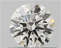 Natural Diamond 0.50 Carats, Round with Excellent Cut, J Color, SI1 Clarity and Certified by GIA