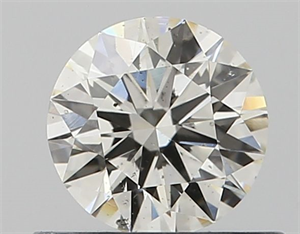 Picture of Natural Diamond 0.50 Carats, Round with Excellent Cut, J Color, SI1 Clarity and Certified by GIA