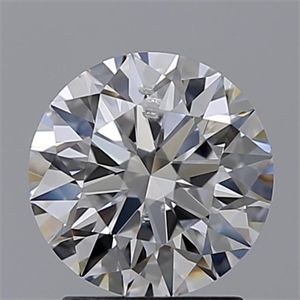 Picture of Natural Diamond 2.05 Carats, Round with Excellent Cut, E Color, SI2 Clarity and Certified by GIA