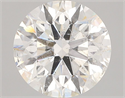 Natural Diamond 3.03 Carats, Round with Excellent Cut, G Color, SI2 Clarity and Certified by IGI