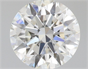 Natural Diamond 0.42 Carats, Round with Excellent Cut, H Color, VS1 Clarity and Certified by GIA