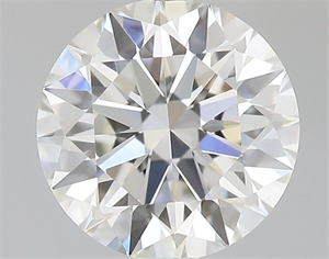 Picture of Natural Diamond 0.42 Carats, Round with Excellent Cut, H Color, VS1 Clarity and Certified by GIA