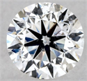 Natural Diamond 0.40 Carats, Round with Very Good Cut, E Color, I1 Clarity and Certified by GIA