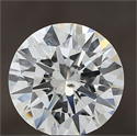 Natural Diamond 5.02 Carats, Round with Excellent Cut, H Color, SI2 Clarity and Certified by GIA