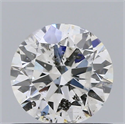 Natural Diamond 0.60 Carats, Round with Excellent Cut, G Color, I1 Clarity and Certified by GIA