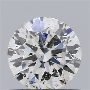 Picture of Natural Diamond 0.60 Carats, Round with Excellent Cut, G Color, I1 Clarity and Certified by GIA