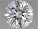 Natural Diamond 2.11 Carats, Round with Excellent Cut, J Color, VS1 Clarity and Certified by GIA