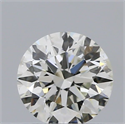 Natural Diamond 0.41 Carats, Round with Excellent Cut, G Color, SI1 Clarity and Certified by IGI