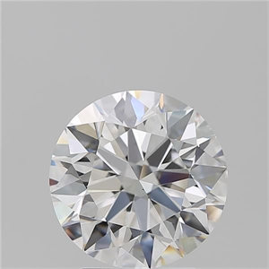 Picture of Natural Diamond 3.01 Carats, Round with Excellent Cut, D Color, VS2 Clarity and Certified by GIA