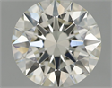 Natural Diamond 0.61 Carats, Round with Excellent Cut, I Color, VS2 Clarity and Certified by IGI