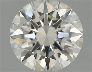 Picture of Natural Diamond 0.61 Carats, Round with Excellent Cut, I Color, VS2 Clarity and Certified by IGI