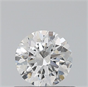 Natural Diamond 0.45 Carats, Round with Excellent Cut, F Color, SI1 Clarity and Certified by GIA