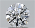 Natural Diamond 1.03 Carats, Round with Excellent Cut, D Color, IF Clarity and Certified by GIA