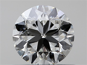 Picture of Natural Diamond 0.50 Carats, Round with Very Good Cut, J Color, VVS2 Clarity and Certified by GIA