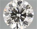 Natural Diamond 0.41 Carats, Round with Good Cut, I Color, SI1 Clarity and Certified by IGI