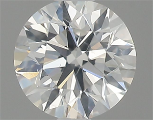 Picture of Natural Diamond 0.40 Carats, Round with Excellent Cut, H Color, SI1 Clarity and Certified by GIA