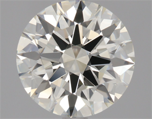 Picture of Natural Diamond 2.06 Carats, Round with Excellent Cut, K Color, IF Clarity and Certified by GIA