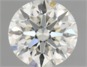 Natural Diamond 0.52 Carats, Round with Excellent Cut, K Color, VS1 Clarity and Certified by GIA