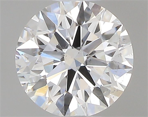 Picture of Natural Diamond 0.40 Carats, Round with Excellent Cut, E Color, SI2 Clarity and Certified by GIA