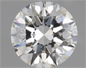 Natural Diamond 1.90 Carats, Round with Excellent Cut, F Color, VVS1 Clarity and Certified by GIA