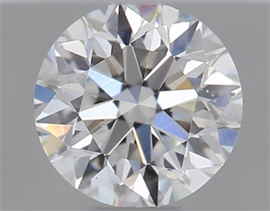 Picture of Natural Diamond 0.40 Carats, Round with Very Good Cut, F Color, SI1 Clarity and Certified by GIA