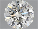 Natural Diamond 0.51 Carats, Round with Excellent Cut, K Color, VS1 Clarity and Certified by GIA