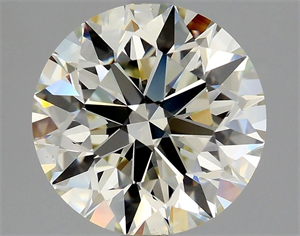 Picture of Natural Diamond 3.00 Carats, Round with Excellent Cut, K Color, SI1 Clarity and Certified by GIA