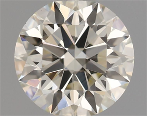 Picture of Natural Diamond 0.61 Carats, Round with Excellent Cut, J Color, VS1 Clarity and Certified by IGI