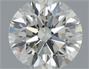 Natural Diamond 0.53 Carats, Round with Excellent Cut, K Color, IF Clarity and Certified by GIA