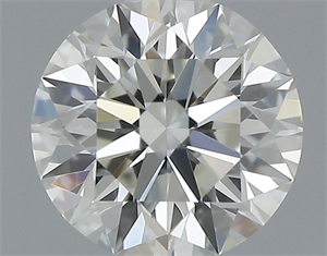 Picture of Natural Diamond 0.53 Carats, Round with Excellent Cut, K Color, IF Clarity and Certified by GIA