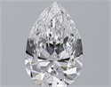 Natural Diamond 1.50 Carats, Pear with  Cut, D Color, VVS2 Clarity and Certified by GIA