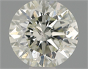 Natural Diamond 0.50 Carats, Round with Very Good Cut, I Color, SI2 Clarity and Certified by IGI