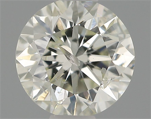 Picture of Natural Diamond 0.50 Carats, Round with Very Good Cut, I Color, SI2 Clarity and Certified by IGI