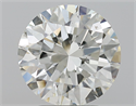 Natural Diamond 3.00 Carats, Round with Excellent Cut, J Color, SI1 Clarity and Certified by GIA