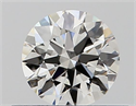 Natural Diamond 0.41 Carats, Round with Excellent Cut, H Color, VS1 Clarity and Certified by GIA