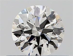 Picture of Natural Diamond 0.41 Carats, Round with Excellent Cut, H Color, VS1 Clarity and Certified by GIA