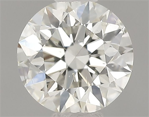 Picture of Natural Diamond 0.50 Carats, Round with Excellent Cut, K Color, SI2 Clarity and Certified by GIA