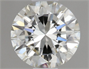 Natural Diamond 0.50 Carats, Round with Very Good Cut, J Color, SI1 Clarity and Certified by GIA