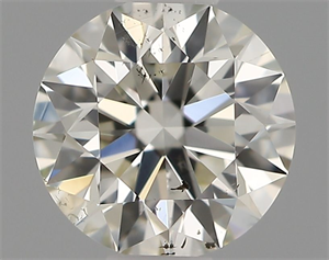 Picture of Natural Diamond 0.40 Carats, Round with Excellent Cut, I Color, SI1 Clarity and Certified by IGI