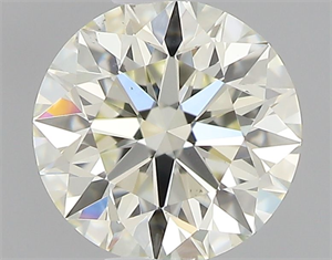 Picture of Natural Diamond 0.44 Carats, Round with Excellent Cut, J Color, VVS2 Clarity and Certified by IGI