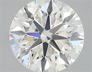 Picture of Natural Diamond 0.42 Carats, Round with Excellent Cut, H Color, VVS1 Clarity and Certified by GIA